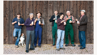 Milchbauern Gruppenfoto 