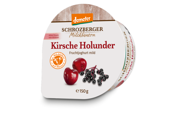 Kirsche Holunder Joghurt 150g PNG