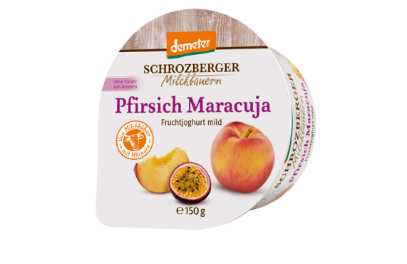 Pfirsich Maracuja Joghurt 150g PNG